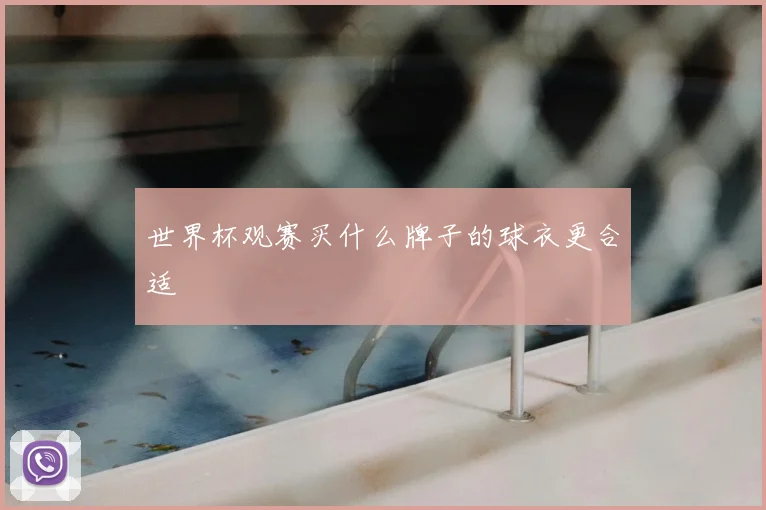 世界杯观赛买什么牌子的球衣更合适
